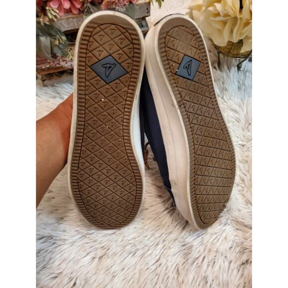 SPERRY Navy Blue Slip On Boat Shoe Women's Size 6.5 - Picture 3 of 8